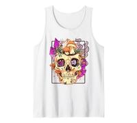 Goblincore Aesthetic. Vintage Moon Crystals And Forest Skull Canotta