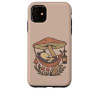 Goblincore Possum Under Mushroom Hammock Woodland Custodia per iPhone 11