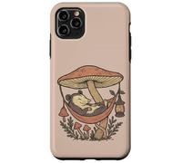 Goblincore Possum Under Mushroom Hammock Woodland Custodia per iPhone 11 Pro Max