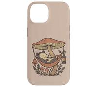 Goblincore Possum Under Mushroom Hammock Woodland Custodia per iPhone 14