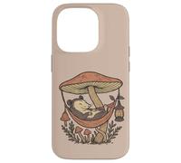 Goblincore Possum Under Mushroom Hammock Woodland Custodia per iPhone 14 Pro