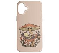 Goblincore Possum Under Mushroom Hammock Woodland Custodia per iPhone 16 Plus