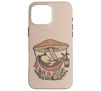 Goblincore Possum Under Mushroom Hammock Woodland Custodia per iPhone 16 Pro Max