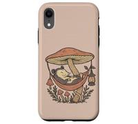 Goblincore Possum Under Mushroom Hammock Woodland Custodia per iPhone XR