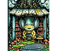 GoblinCore Study Series - The Toadstool Trader Composition Notebook: 200 Wide Ruled Pages, Classic 7.5" x 9.25" School Notebook - Thin Comfortable ... Cover with Mushroom & Forest Aesthetic