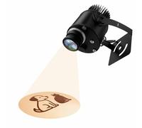 GOBO Proiettore LED con immagine personalizzata e logo proiettore impermeabile per esterni proiezione 3D per esterni con testo(colore, 35 Watt)