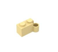 Gobricks 3831 - Cerniera a mattone, 1 x 4, 50 pezzi, GDS-809, compatibile con mattoncini Lego, colore: giallo chiaro 029