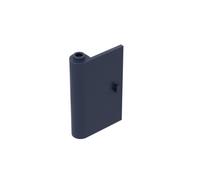 Gobricks 58381 - Cerniera per porta 1 x 3 x 4 sinistra, apertura tra superiore e inferiore, 50 pezzi, GDS-1515, compatibile con mattoncini Lego colore: blu scuro 055