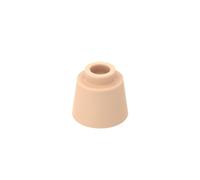 Gobricks, contenitore per capelli, 50 pezzi, compatibile con Lego GDS-M239 85975 Classic Bulk Toy MOC, colore: torrone chiaro 283