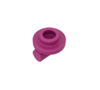 Gobricks GDS-2045 - Piastra rotonda 1x1 con perno aperto e barra sul lato inferiore, 50 pezzi, compatibile con parti di giocattoli Lego fai da te e componenti MOC per le principali marche di mattoni