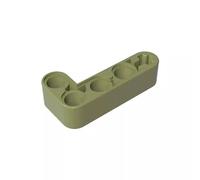 Gobricks GDS-671 Technic Beam 2 x 4 L forma spessa, 50 pezzi, compatibile con Lego 32140 42137, parti fai da te e componenti MOC per mattoni grandi, colore: verde oliva 330