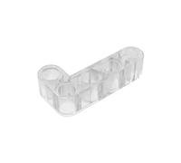 Gobricks GDS-671 Technic Beam 2 x 4 L forma spessa, 50 pezzi, compatibile con Lego 32140 42137, parti fai da te e componenti MOC per mattoni grandi, colore: Trasparente 40