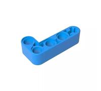 Gobricks GDS-671 Technic Beam 2 x 4 L forma spessa, 50 pezzi, compatibile con Lego 32140 42137, parti fai da te e componenti MOC per mattoni grandi, colore: Blu scuro 321