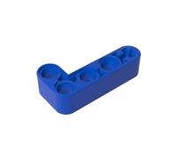 Gobricks GDS-671 Technic Beam 2 x 4 L forma spessa, 50 pezzi, compatibile con Lego 32140 42137, parti fai da te e componenti MOC per mattoni grandi, colore: Blu 23