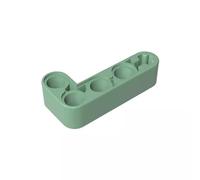 Gobricks GDS-671 Technic Beam 2 x 4 L forma spessa, 50 pezzi, compatibile con Lego 32140 42137, parti fai da te e componenti MOC per mattoni grandi, colore: Verde sabbia 151