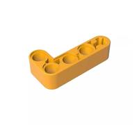 Gobricks GDS-671 Technic Beam 2 x 4 L forma spessa, 50 pezzi, compatibile con Lego 32140 42137, parti fai da te e componenti MOC per mattoni grandi, colore: Arancione chiaro 191