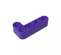 Gobricks GDS-671 Technic Beam 2 x 4 L forma spessa, 50 pezzi, compatibile con Lego 32140 42137, parti fai da te e componenti MOC per mattoni grandi, colore: Viola scuro 268