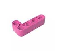 Gobricks GDS-671 Technic Beam 2x4 L forma spessa, 50 pezzi, compatibile con Lego 32140 42137, parti fai da te e componenti MOC per mattoni grandi, colore: Rosa scuro 221