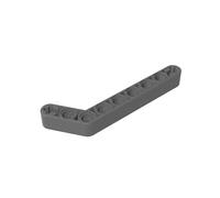 Gobricks GDS-674 Technic Beam 1x9 Curvo (7-3) Spesso, 50 pezzi, compatibile con Lego 32271 42160, Parti fai da te e MOC Componenti per mattoni di grandi dimensioni, colore: Grigio bluastro scuro 199