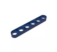 Gobricks GDS-694 - Proiettore tecnico 1x6 sottile, 50 pezzi, compatibile con Lego, 32063, 28570, 4114634, parti fai da te e componenti MOC per grandi marche di mattoni, colore: Blu scuro 140