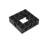 Gobricks GDS-971 Technic Brick 4x4 Open Center 10PCS Compatibile con Lego Toy 32324 4211640 Parti fai da te e componenti MOC per le principali marche di mattoni Colore: nero 26