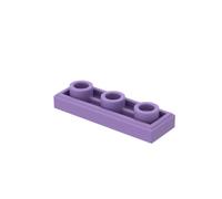 Gobricks Piastra di fondazione sezione centrale 50 pezzi compatibile con Lego GDS-M258 35459 Classic Bulk Toy MOC Colore: lavanda medio 324