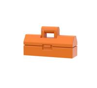 Gobricks Props Mini ToolboX10PCS Compatibile con Lego 98368 GDS-2166 Classic Bulk Toy MOC Colore: Arancione 106