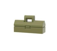 Gobricks Props Mini ToolboX10PCS compatibile con Lego 98368 GDS-2166 Classic Bulk Toy MOC Colore: verde oliva 330