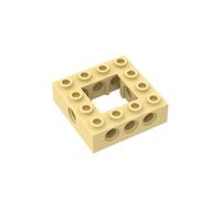 Gobricks Technology Brick Technic Brick 4x4 Open Center 32324 4211640 GDS-971 10PCS Compatibile con Lego Classic Bulk Toy MOC Colore: giallo chiaro 19