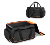 GOBUROS - Borsa per il trasporto degli altoparlanti compatibile con Mackie Thump Go, custodia per altoparlanti con pannello inferiore rimovibile, maniglia imbottita e tracolla, tasche multiple per