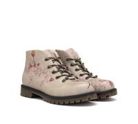 GOBY Bottines Stivaletti Vegani Fatti a Mano con Stampa - Design Confortevole - Vernice Multicolore Durevole di Alta Qualità - Resistenza all'Esterno