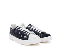 GOBY Sneakers Donna in Pelle vegana - Stampe Multicolore Resistenti - Scarpe Casual Fatte a Mano - Comode con Soletta Imbottita, Leggere e alla Moda.