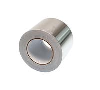 GOCABLETIES - Nastro adesivo ampio in alluminio - 100 mm x 50 m - Resistente ad acqua e calore - Per sigillare, riparare ed isolare - 1 rotolo