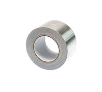 GOCABLETIES - Nastro adesivo ampio in alluminio - 75 mm x 50 m - Resistente ad acqua e calore - Per sigillare, riparare ed isolare - 1 rotolo