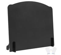 GoCampDirect Fireback in ferro da 55,9 cm con piedi, piastre posteriori per camino, riflettore di calore del camino, questo camino in ferro è quello di riflettere il calore nella stanza, protezione