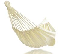 GOCAN - Amaca Brasiliana Doppia per 2 Persone, Extra Grande, in Tela di Cotone, per Patio, Veranda, Giardino, Cortile, Relax all'aperto e Interno, Stivaletti da Pioggia zebrati - Bambini, X-Large