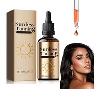 Gocce abbronzanti, gocce di tanning Sunless, olio abbronzante, gocce autoabbronzanti, gocce di tanning per aumentare la melanina, migliorare il tono della pelle (60 ml)