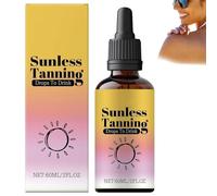Gocce abbronzanti senza sole da bere, 60 ml di gocce abbronzanti orali, nutrienti e idratanti Bronzo abbronzanti e idratanti (1 pezzo)