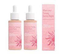 Gocce abbronzanti senza sole da bere, gocce autoabbronzanti senza sole, abbronzatura orale per una soluzione di abbronzatura istantanea, promuove naturalmente la salute della pelle e la pigmentazione