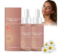 Gocce Abbronzanti Senza Sole, Gocce Autoabbronzanti, Gocce Autoabbronzanti Viso e Corpo, Gocce per Aumentare Naturalmente la Melanina, Miglioramento Duraturo Tono Della Pelle, Confezione da due