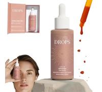 Gocce abbronzanti senza sole,puoi abbronzarti senza raggi UV Realizzato con ingredienti nutrienti completamente naturali,nutre,idrata e illumina la tua pelle. Migliora il tono naturale della tua pelle