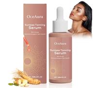 Gocce Autoabbronzanti,Gocce autoabbronzanti per corpo e viso,Autoabbronzante Concentrato, acceleratore di abbronzatura, siero self tanning (60 ml, siero)