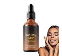 Gocce Autoabbronzanti Senza Sole - Integratore Abbronzante Liquido - 60ml Leggero Migliora l'Abbronzatura Naturale Idratazione Profonda Luminosità del Corpo Spiaggia Vacanza Uomo Donna