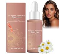 Gocce Autoabbronzanti Viso e Corpo, Gocce abbronzanti senza sole, Sunless Tanning Drops, Migliora il tono naturale della tua pelle, per Stimola Produzione Naturale di Melanina (60ml)