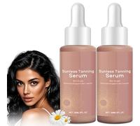 Gocce Autoabbronzanti Viso e Corpo, Gocce Abbronzanti Sunless per Stimola Produzione Naturale di Melanina, Miglioramento Duraturo Tono Della Pelle(120ml)