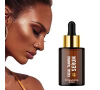 Gocce Autoabbronzanti Viso, Fluido Autoabbronzante da Aggiungere alla Crema Viso, Viso Acceleratore Abbronzatura per un Colorito Luminoso e Naturale Uniforme, 30 ml