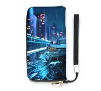 Gocce D'acqua Cool Sport Car Slim Portafoglio per le Donne Borsa Lunga Carino Pochette Da Polso Borsetta Titolari di Carte, Stile:, 20x10.5cm
