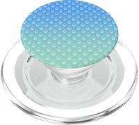Gocce d'acqua da verde menta a blu sfumato PopSockets PopGrip per MagSafe