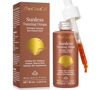 Gocce di abbronzatura da bere da 60 ml, gocce autoabbronzanti per una carnagione baciata dal sole e un'abbronzatura curata e senza aloni per viso e corpo (1)