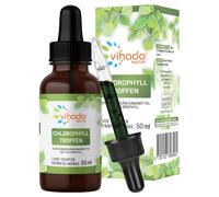 Gocce di clorofilla liquida Vihado a base di erba medica pura 50 ml